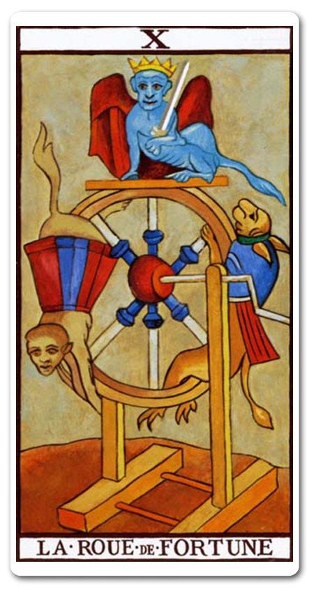 tarot la rueda de la fortuna|La Rueda de la fortuna y sus significados en el amor y。